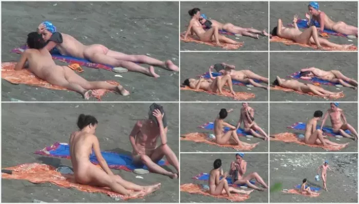 Voyeur’s arrival to the nudist beach