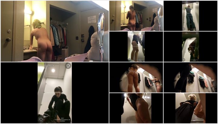 Hidden camera caught her dress and undress before shower 29