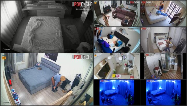 Naked babe spied with a hidden ip camera 48