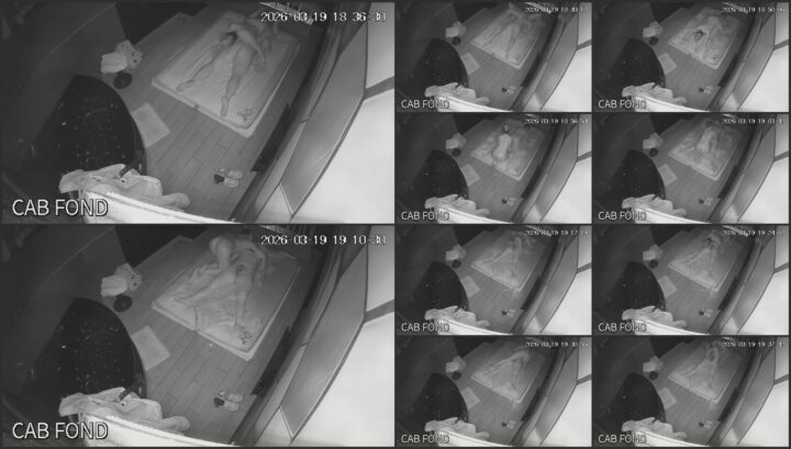 Erotic massage caught on ip cam 30