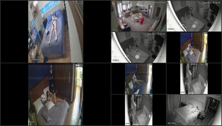 CCTV camera caught her fingering 129