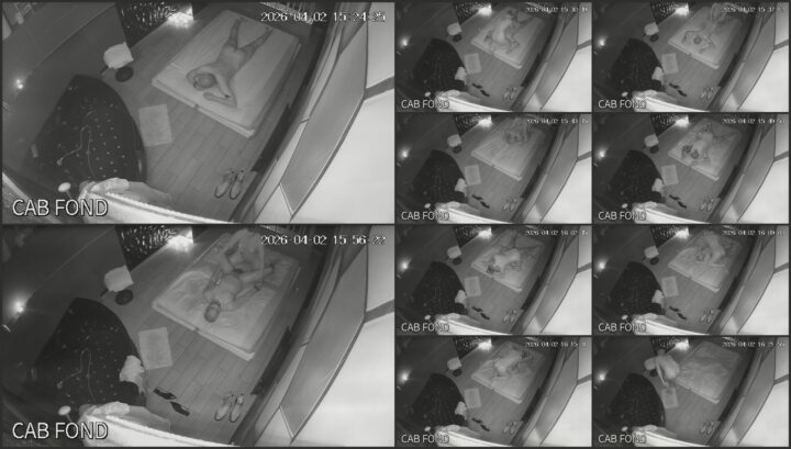Erotic massage caught on ip cam 81